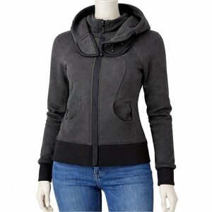 Lululemon Scuba Hoodie Detachable Hood Sz 4